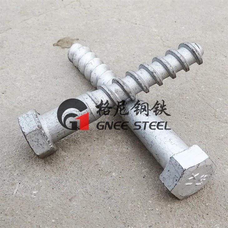 Railway Screw Spike For Wooden Sleeper
