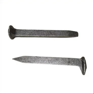 Dog Spikes Used To Fasten Rails in A Railway System