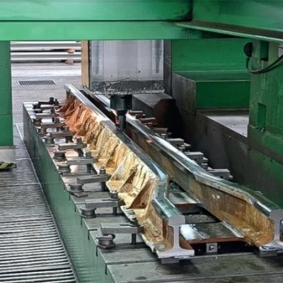 CNC Machining of Railway Frogs CNC Machining of Railway Frogs