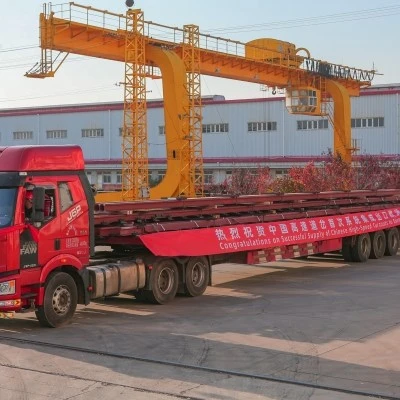 Factory Loading of Railway Turnout Components Factory Loading of Railway Turnout Components