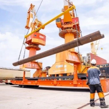 Port Hoisting of Steel Rails Port Hoisting of Steel Rails