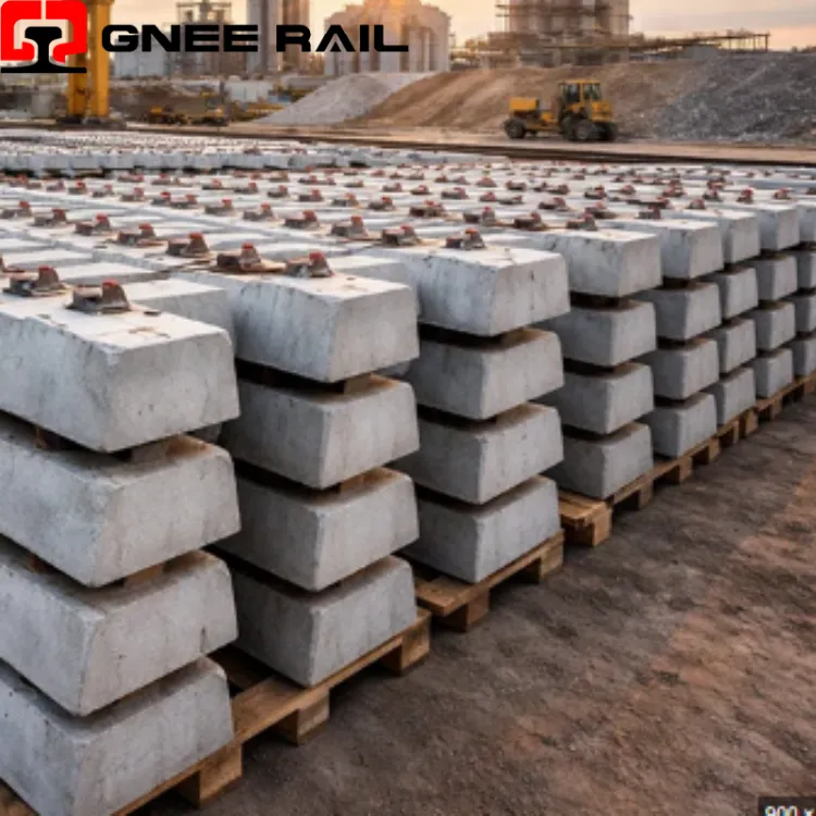 Steel Rails Concrete Sleeper