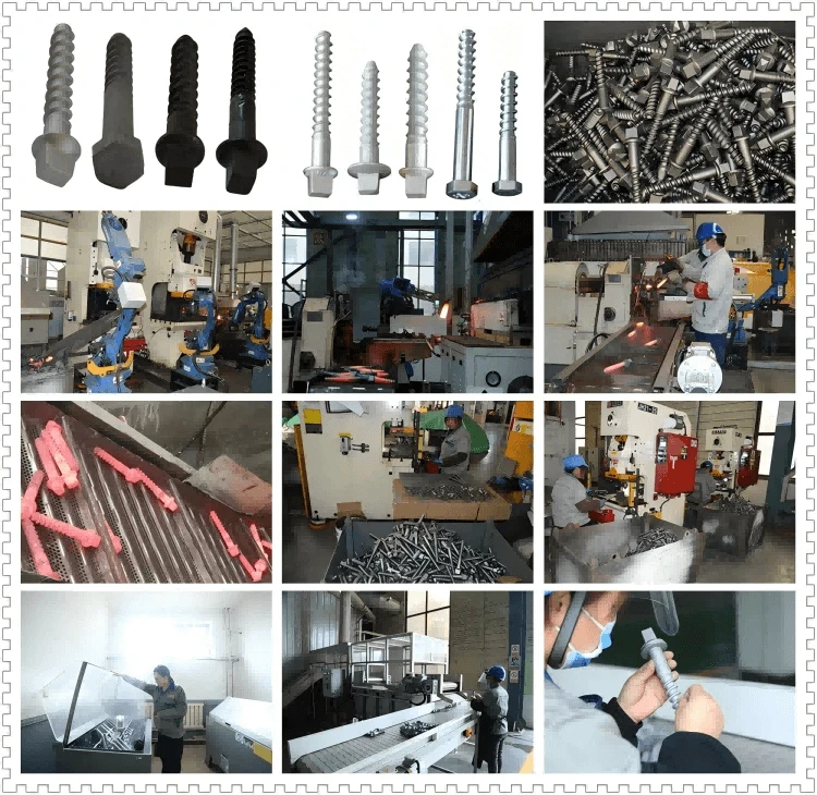 Fastening System Railway Screw Spikes Fastening System Railway Screw Spikes