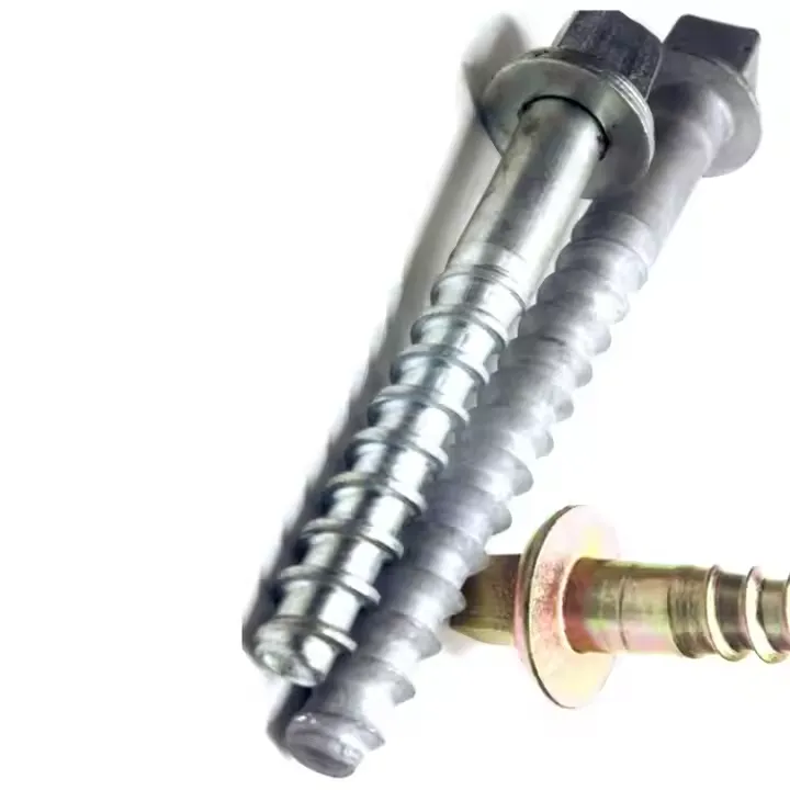 II Rail Screw Spike Railway Fastening System