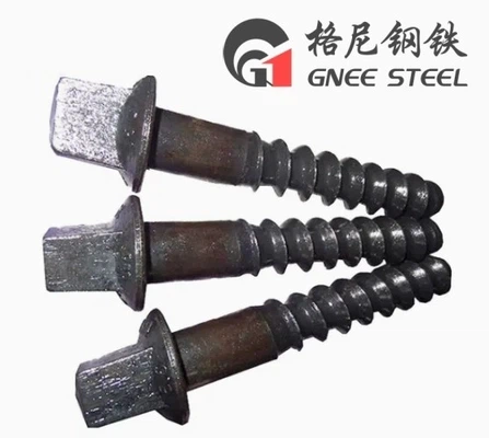 Screw Spike Rail Fastening System